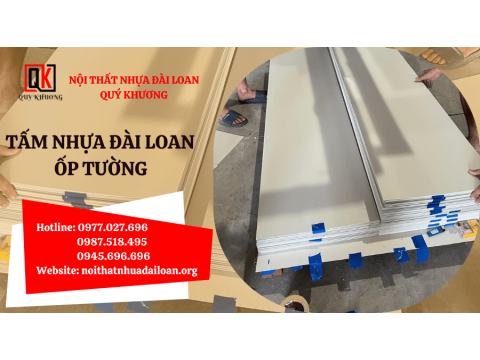 Những thông tin cần biết khi sử dụng tấm nhựa Đài Loan làm ốp tường