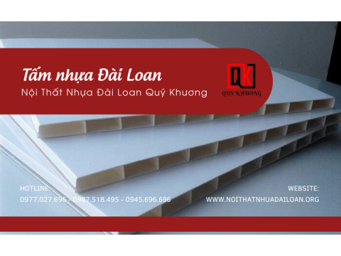 Đại lý phân phối tấm nhựa Đài Loan các loại, chính hãng tại HCM