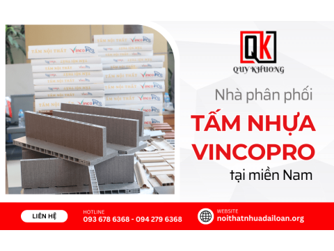 Quý Khương chuyên phân phối tấm nhựa Vincopro hàng đầu khu vực miền Nam