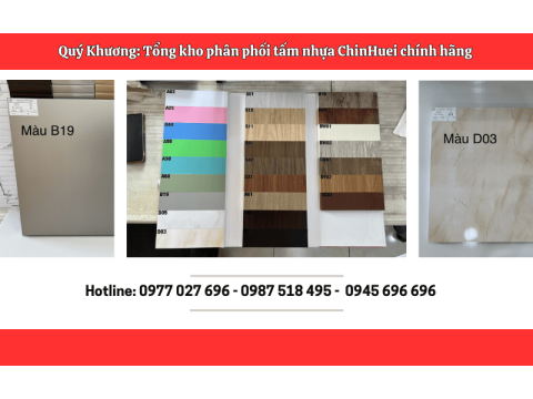Quý Khương - Tổng kho phân phối tấm nhựa ChinHuei chính hãng, giá gốc