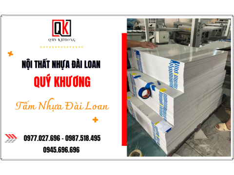 Tấm nhựa Đài Loan và một số thông tin cần biết