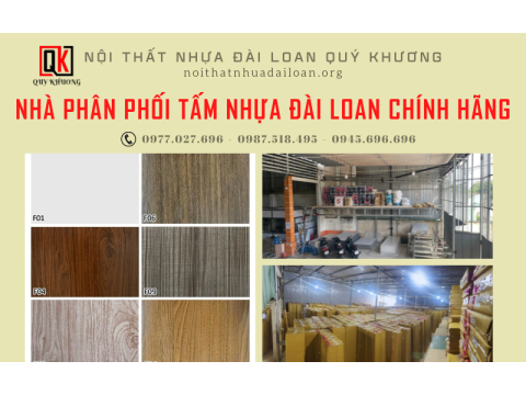 Nội Thất Nhựa Quý Khương phân phối tấm nhựa Đài Loan chính hãng – uy tín tại TPHCM
