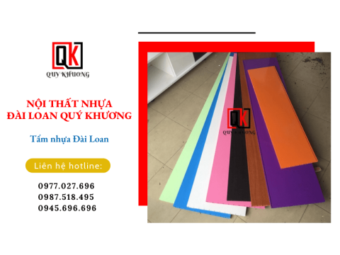 Tấm nhựa Đài Loan - Vật liệu nội thất đón đầu xu hướng