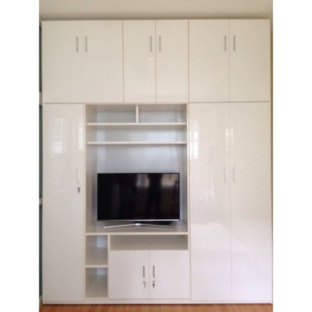 Tủ trắng để tivi