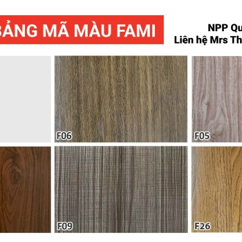 bảng màu fami