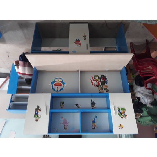 Bàn học sinh đôi xanh dương 