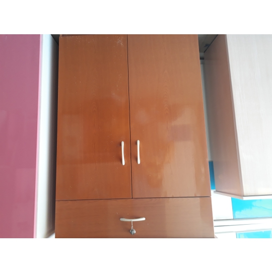 Tử giầy 2 buồng màu gỗ 