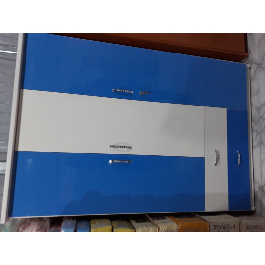 Tử 3 buồng màu xanh dương 