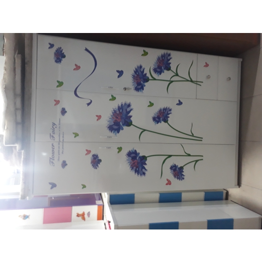 Tủ 3 buồng tranh 3D 